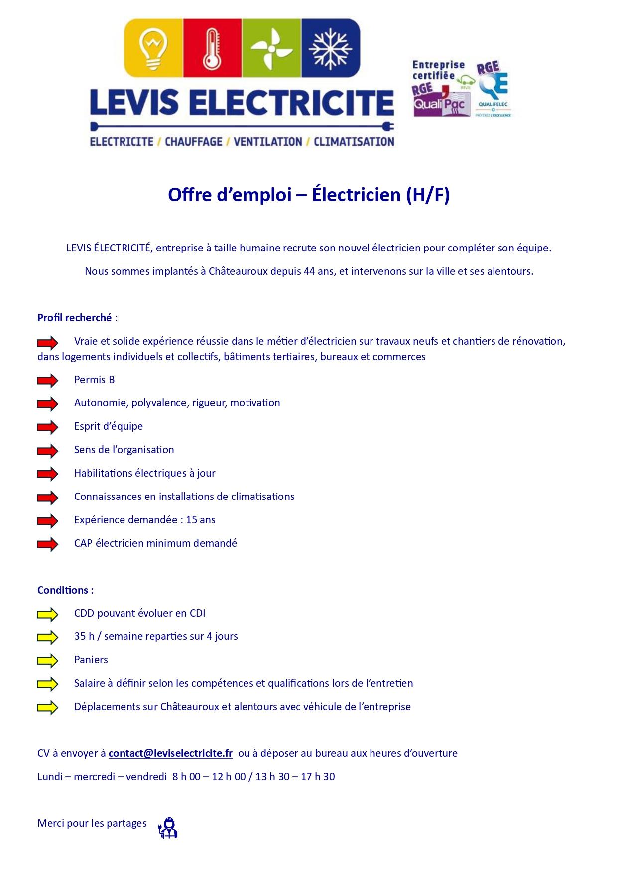 Offre d'emploi