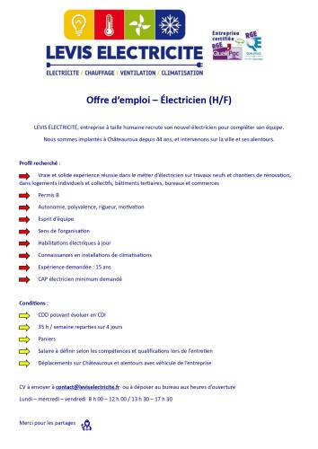 Offre d'emploi